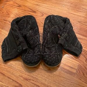 Knit chocolate brown Ugg boots